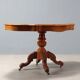 Antique mahogany coffee table, Italy, mid-19th century.