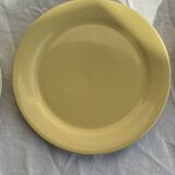 Set of 6 modern yellow dessert plates D19