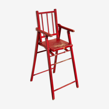 Chaise haute pliante pour enfants 2-4 ans