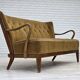 1960s, Danish design by Alfred Christensen, 2-seater sofa, furniture velour