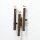 Chrome wall light by Sciolari for Boulanger, Belgium 1970s