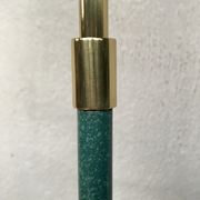 Floor lamp in brass and metal (Deknudt) vintage