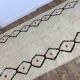 Handmade Moroccan Berber rug 253 X 153 CM