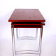 Ensemble de tables gigogne en teck et chrome par Brabantia