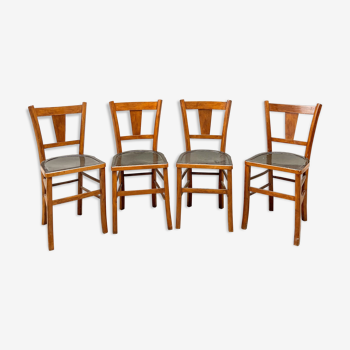 4 chaises bistrot Luterma