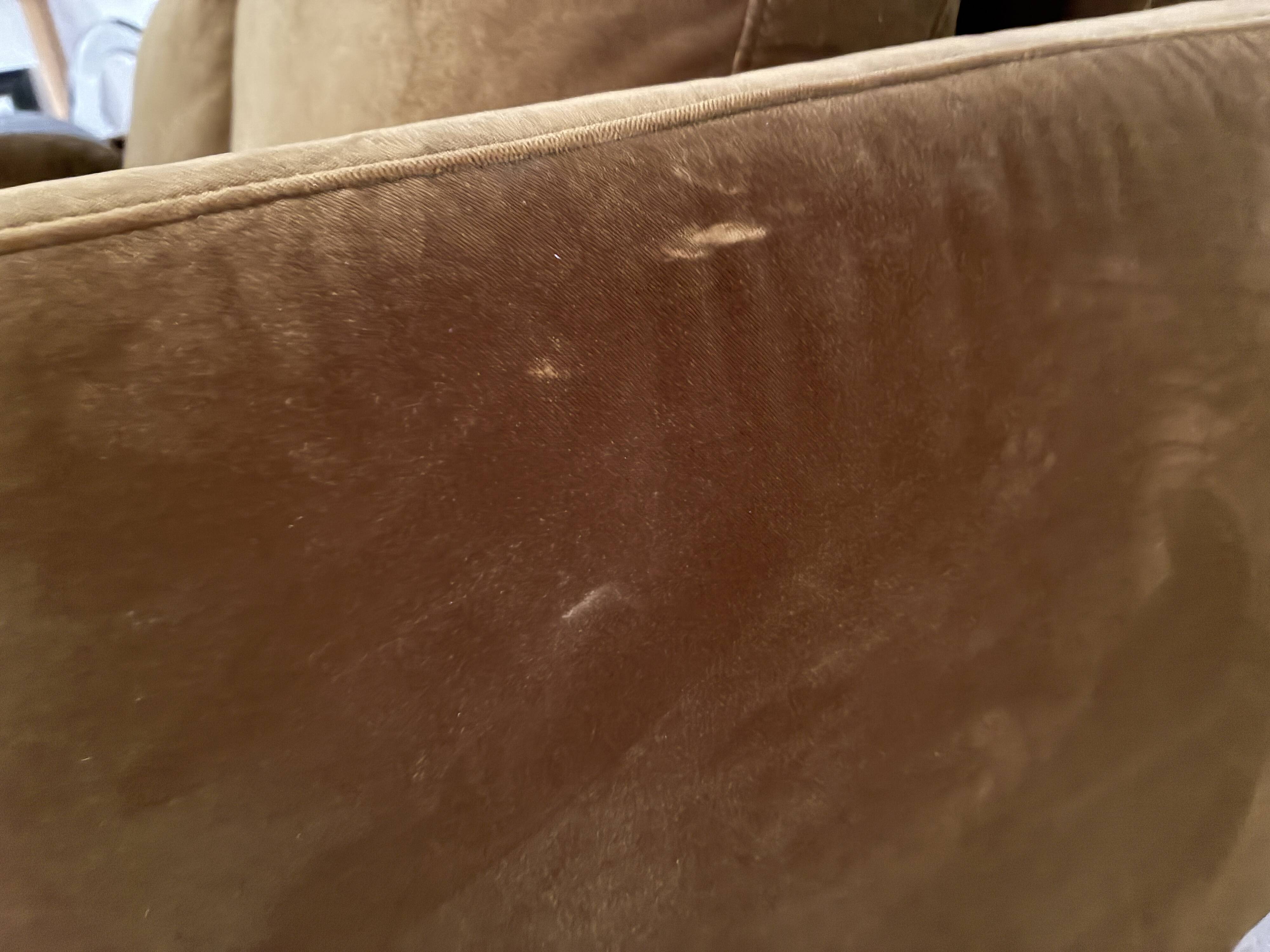 Large velvet sofa Kant 3/4 seats