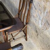 Set table & chairs bamboo vintage year 70