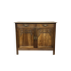 Rustic Art Deco buffet from the 1930s in chestnut wood.