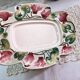 Large earthenware hollow dish KG Saint Clément France 36 cm