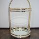 Art Deco mobile drinks trolley on wheels, 1970s
