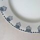 Dish  iron Earth model Rotterdam, blue decoration