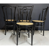 Series of 4 bentwood chairs