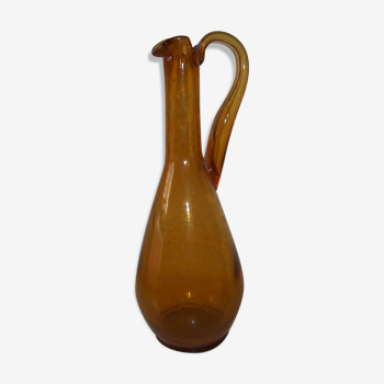 Bubble glass pitcher