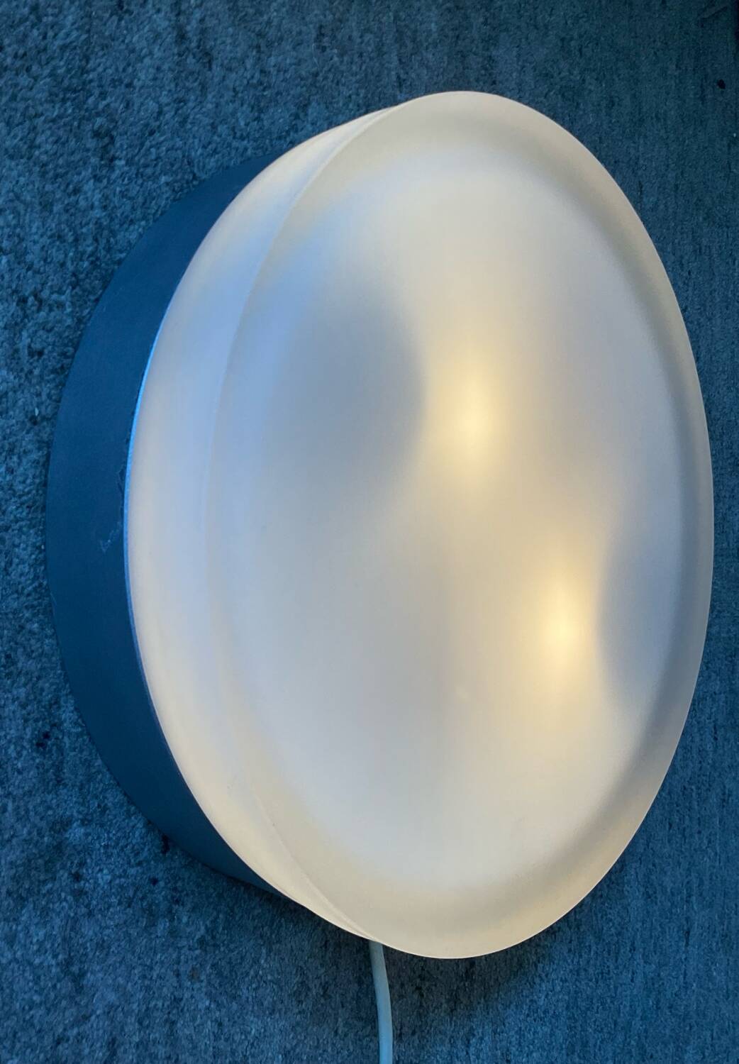 Vintage frosted glass wall or ceiling light