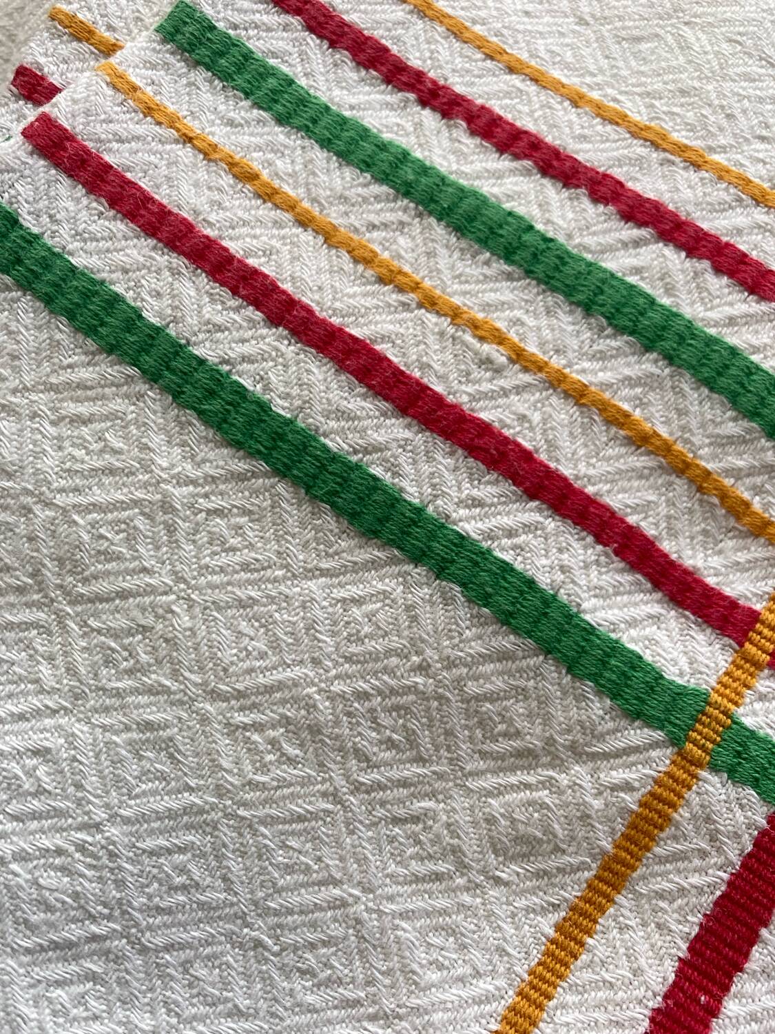 Vintage monogrammed Basque napkins