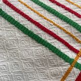 Serviettes basques vintage avec monogramme