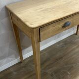 Solid wood airbrushed entrance console