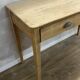 Solid wood airbrushed entrance console