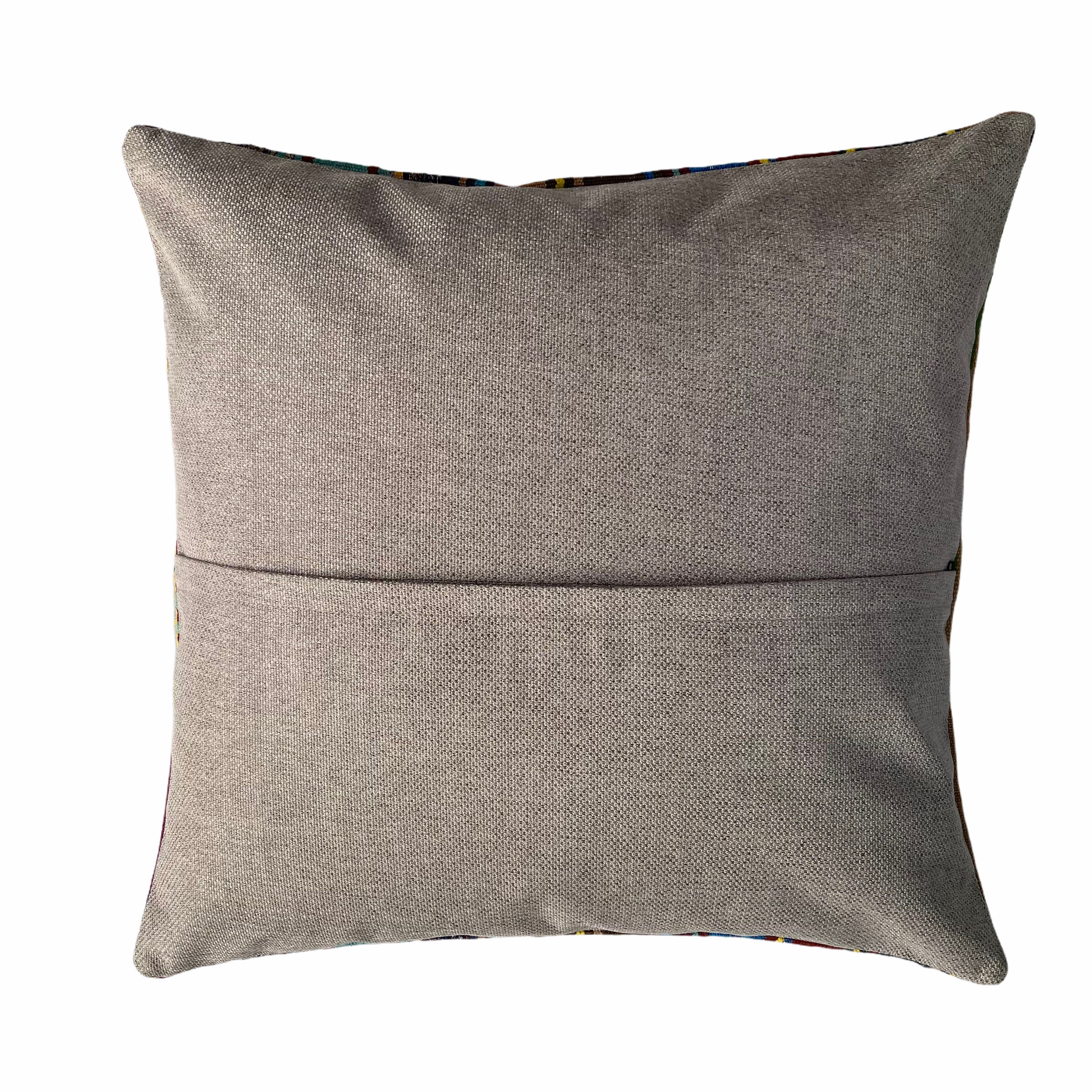 Vintage turkish kilim cushion cover 60 x 60 cm