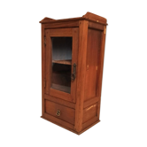 Wall display case early 20th Solid Burmese teak Height 55 cm