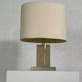 Vintage marble and brass lamp