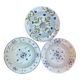 Set of 3 deep plates 19 cm in earthenware from MBFA Pornic model diff.