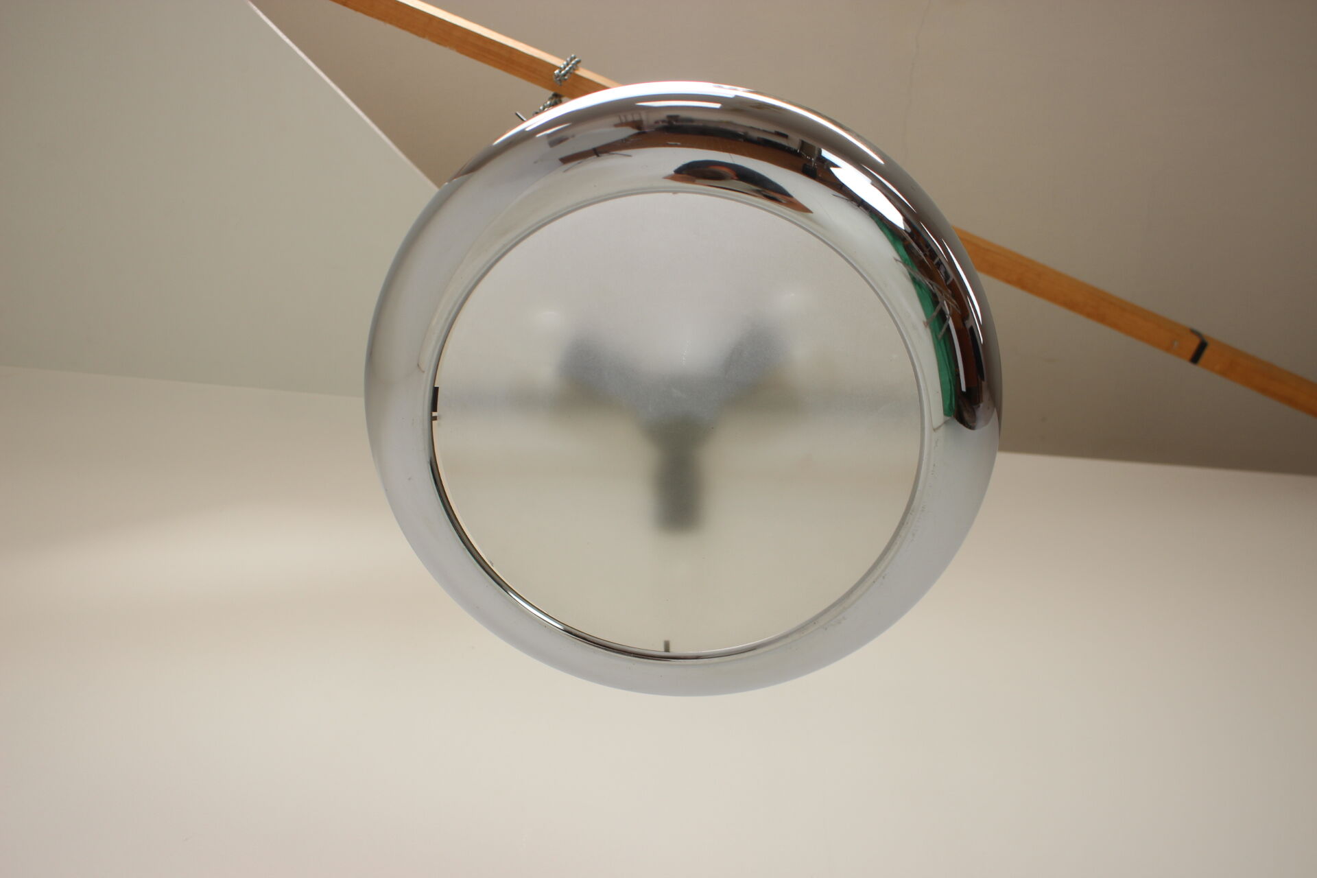 Ufo pendant lamp by josef hurka for napako 1940s