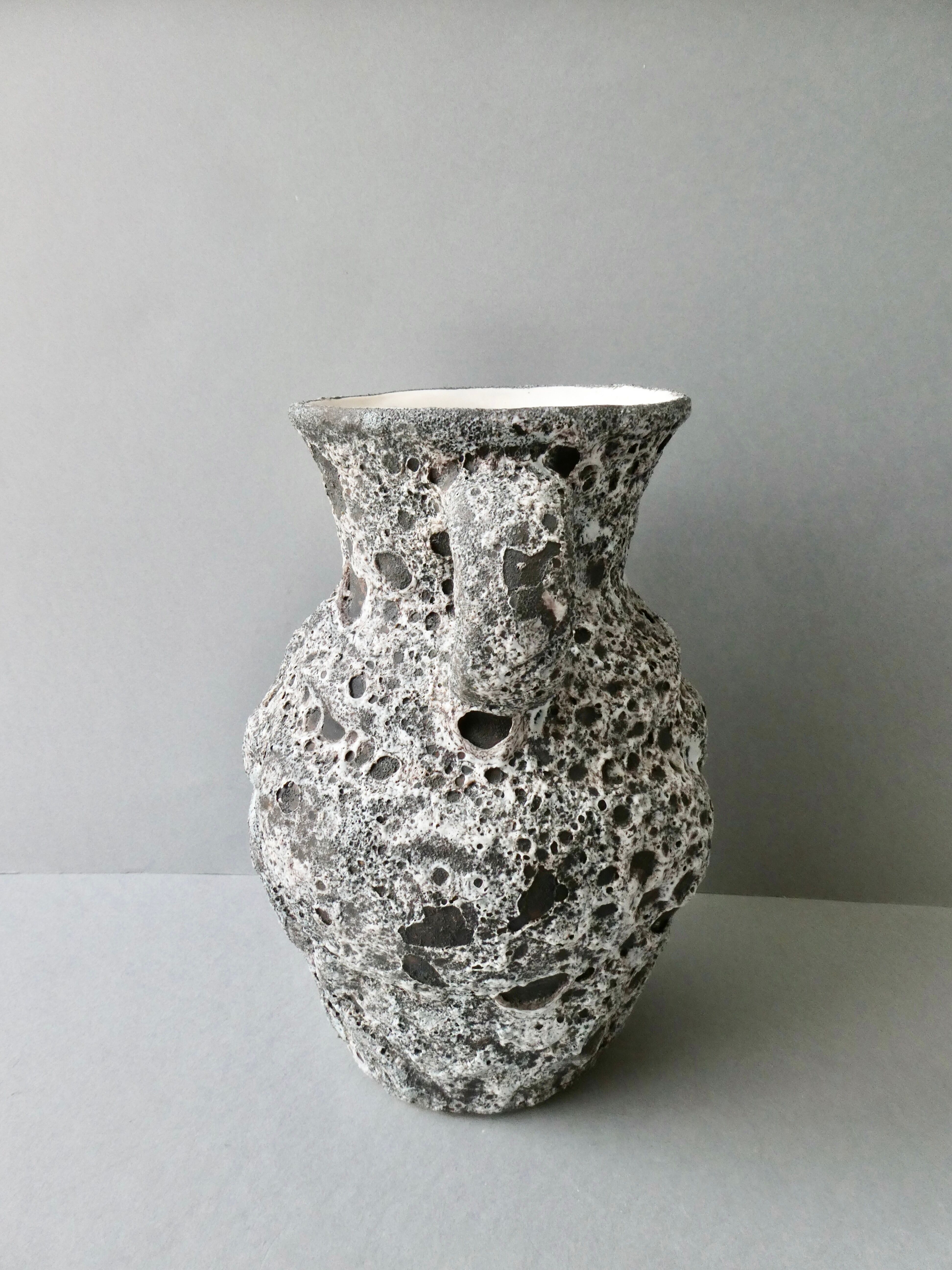 Ceramic vase Alain Rufas Vallauris 60s