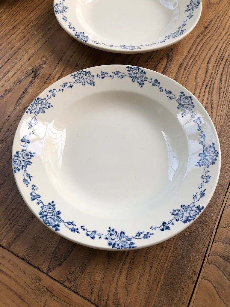 Set de 5 assiettes faïencerie des Chères