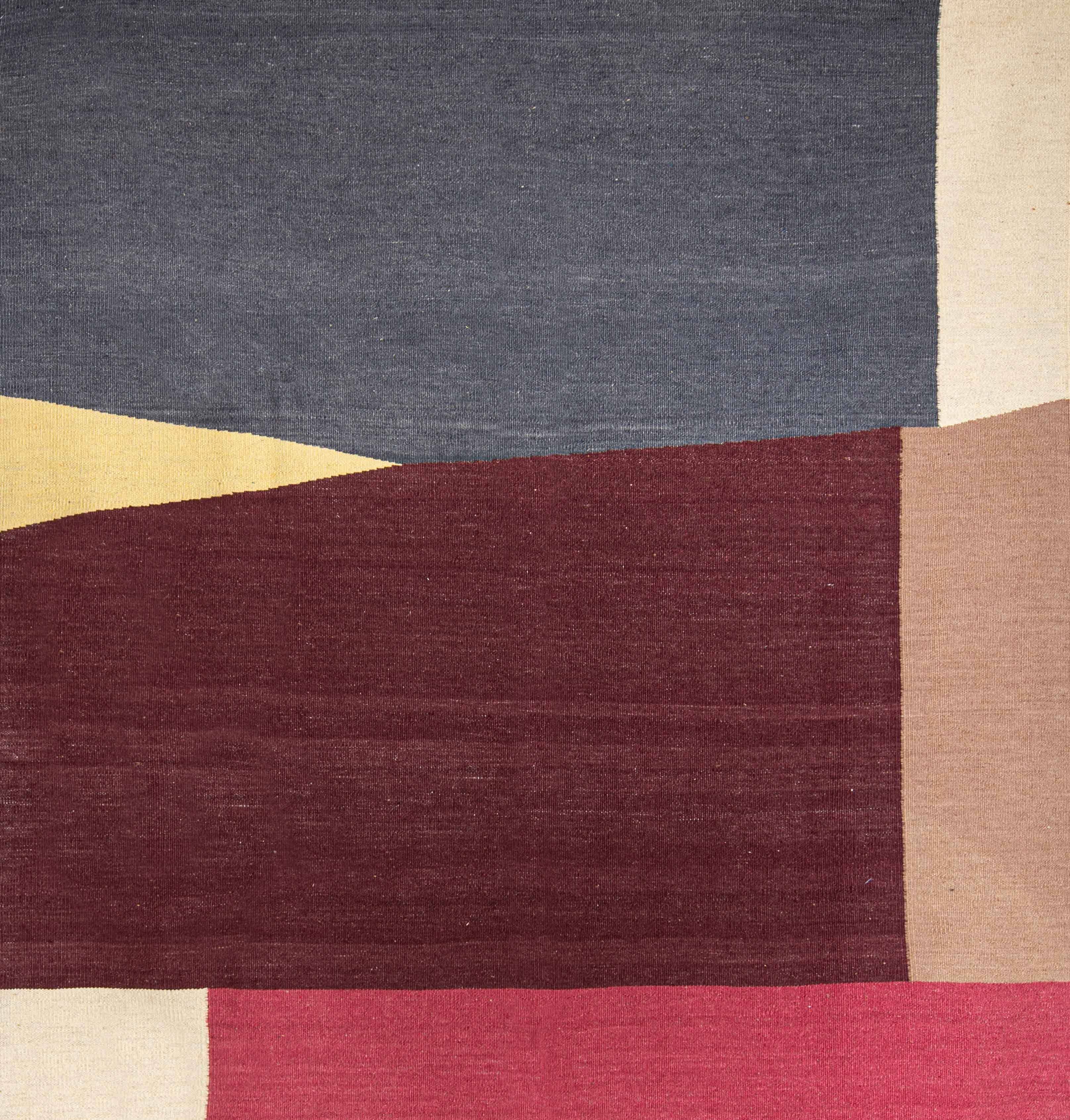 Contemporary Afghan kilim 235 x 165 cm