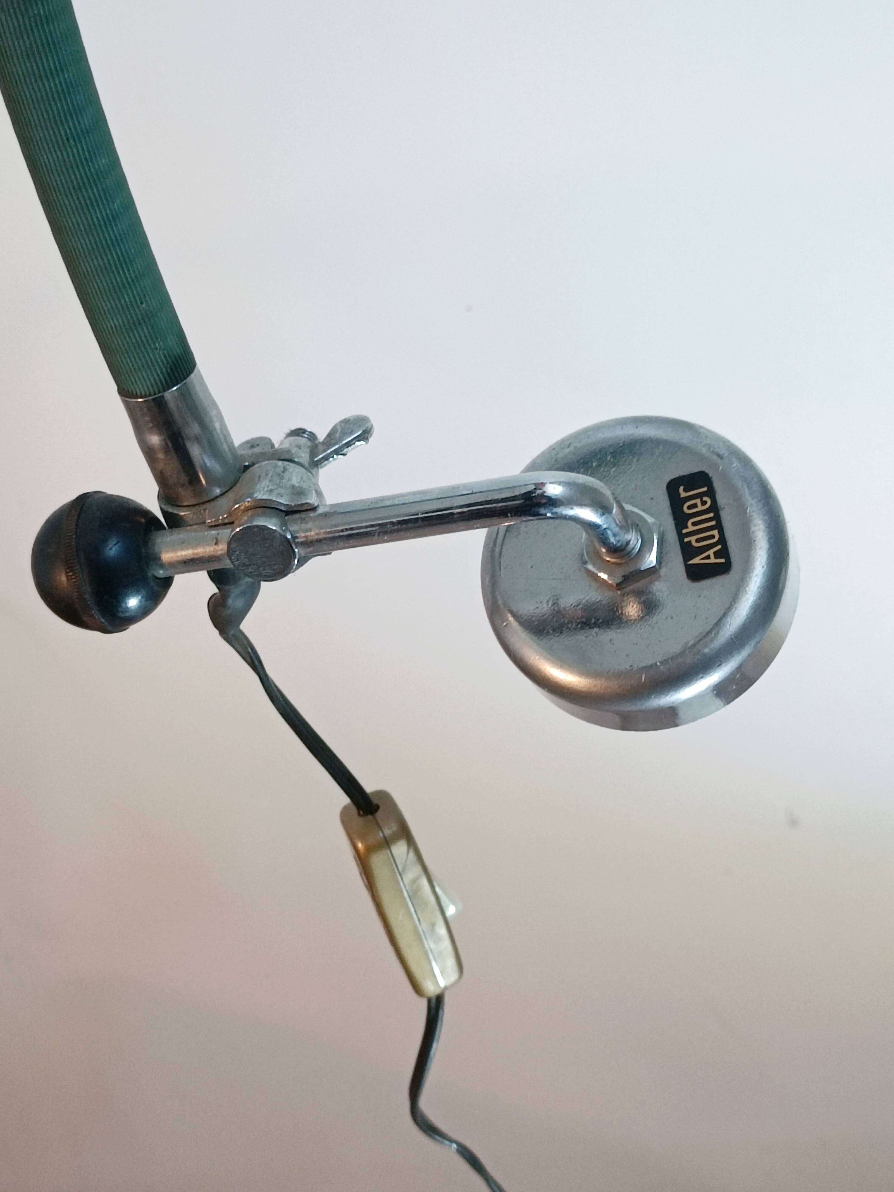 Magnetic industrial lamp by Adher (Jieldé) 1950s