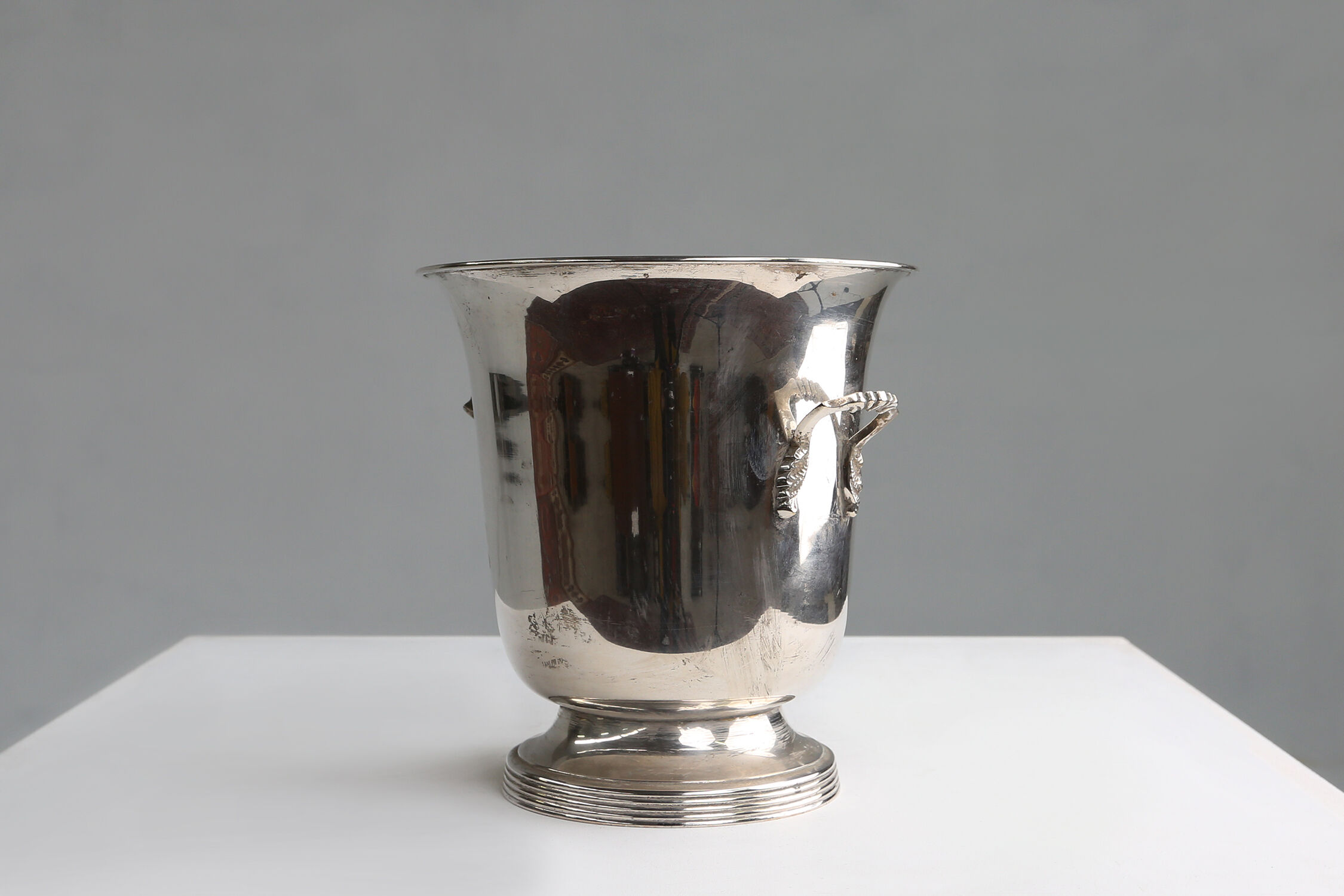 Old silver plated ice bucket ca.1900