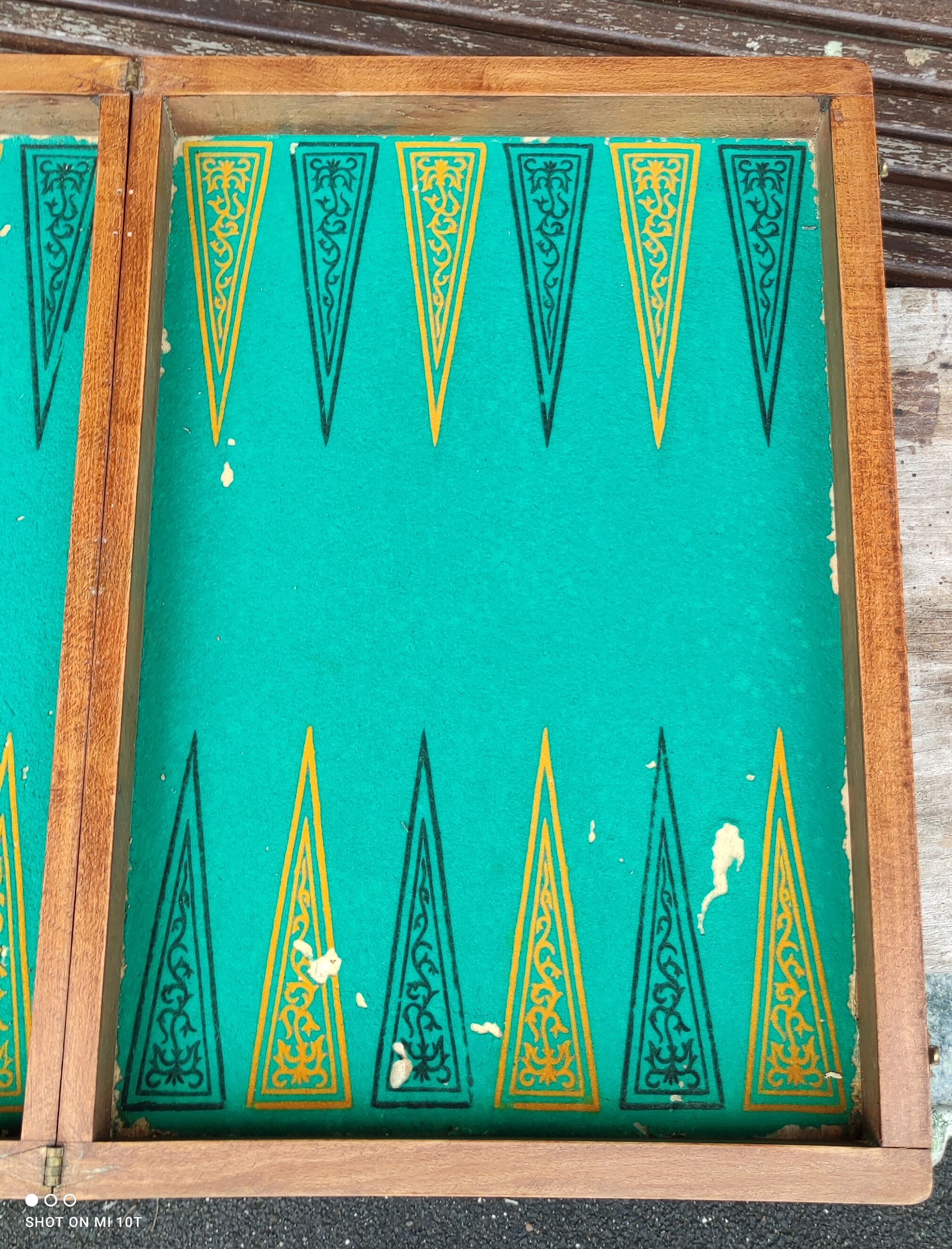 Jeu  vintage, backgammon, jacquet
