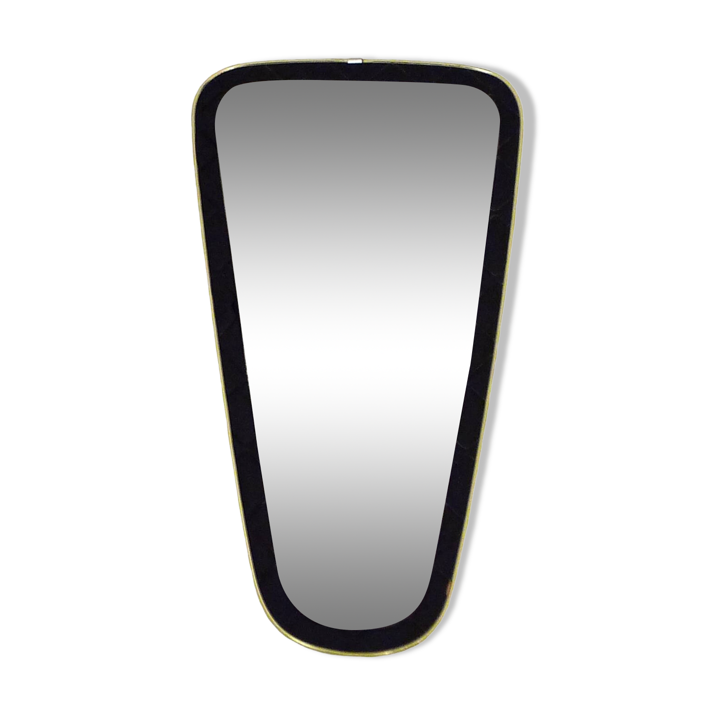 Miroir cuir matelassé