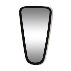 Miroir cuir matelassé