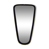 Quilted leather mirror