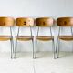 Vintage School Chairs, set of 4