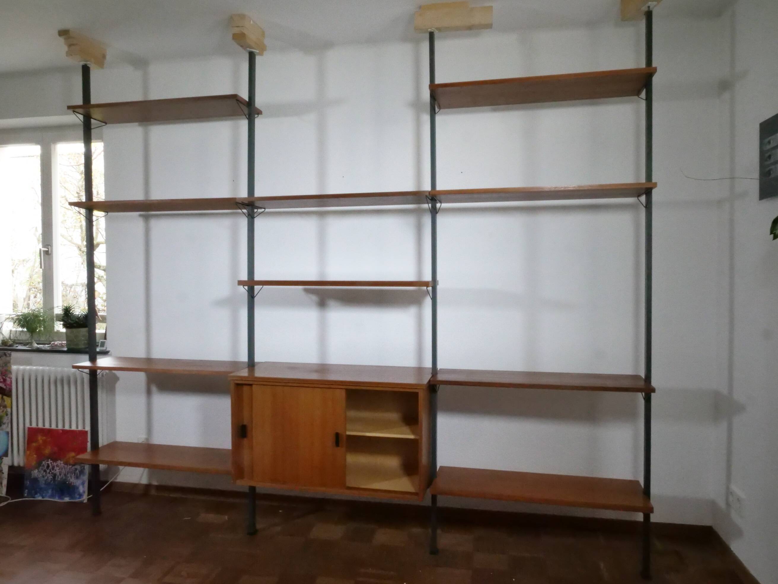 Mid-Century Teak Modular Shelf System by Olof Pira, Sweden, 1960s