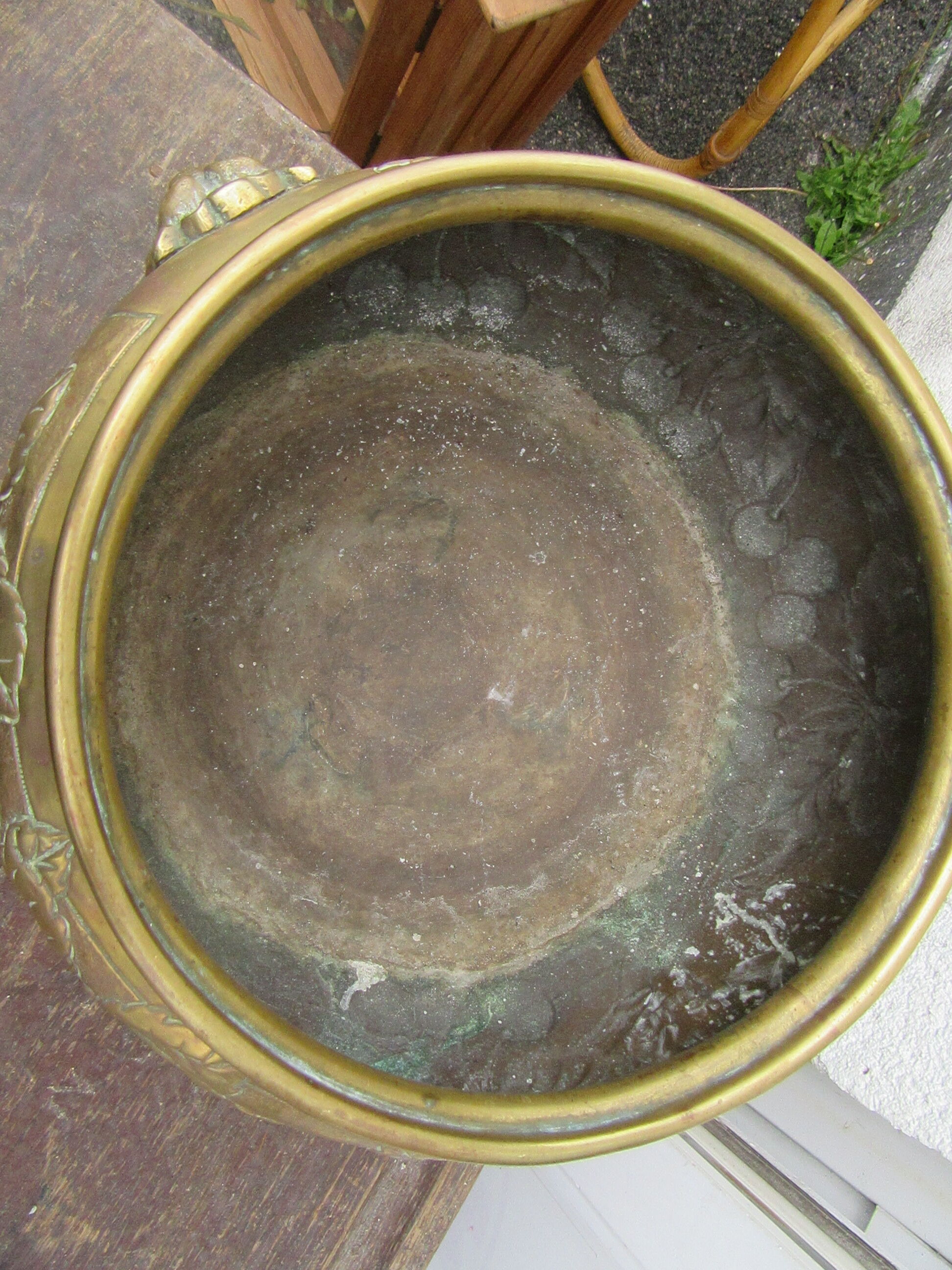 Jardinière laiton