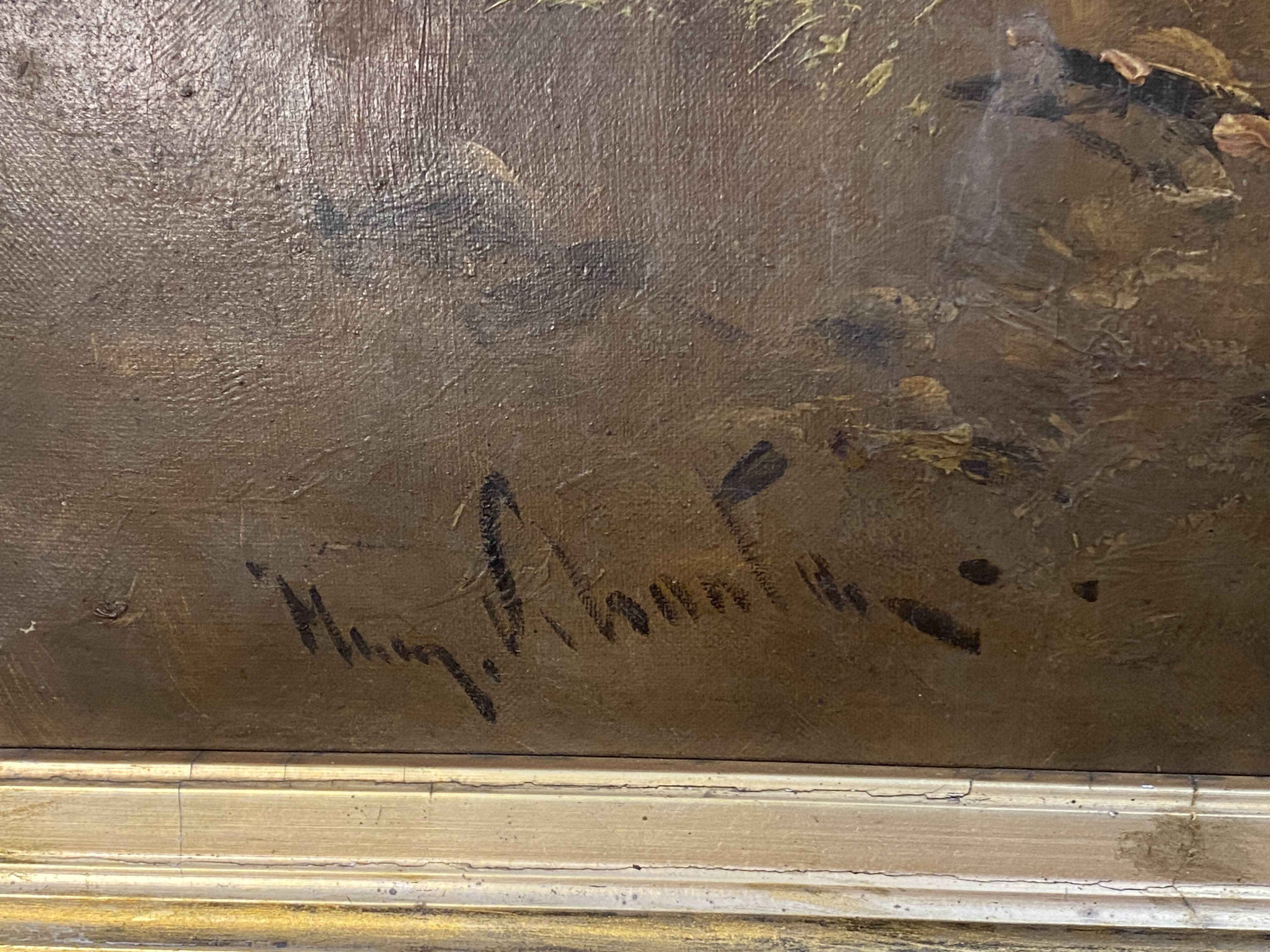 Henry Schouten (1864-1927) Hunting Dogs at Rest -