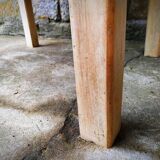 Old butcher's bill in solid beech