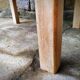 Old butcher's bill in solid beech