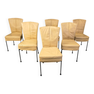 chaises de salle à manger - 1980 ensemble
