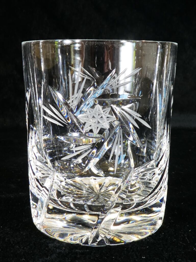 Whisky service in Critsal of arques or Boheme carafe and 6 glasses