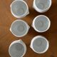 6 white porcelain lion head soup bowls
