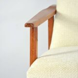 Fauteuil snieznik blanc cassé