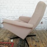 Armchair with Czech ottoman, 1960, Munzar and Moravians