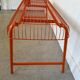IKEA bench model Vasteron in orange lacquered metal