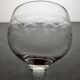 9 guilloche wine glasses, early 20th century
