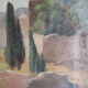 Provençal landscape, oil on canvas, Edmond Sigrist (1882-1947)